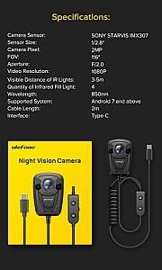 Night Vision камера Ulefone GQ005