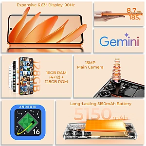 Oukitel C26 6.63" 128GB/4GB 5150mAh Purple