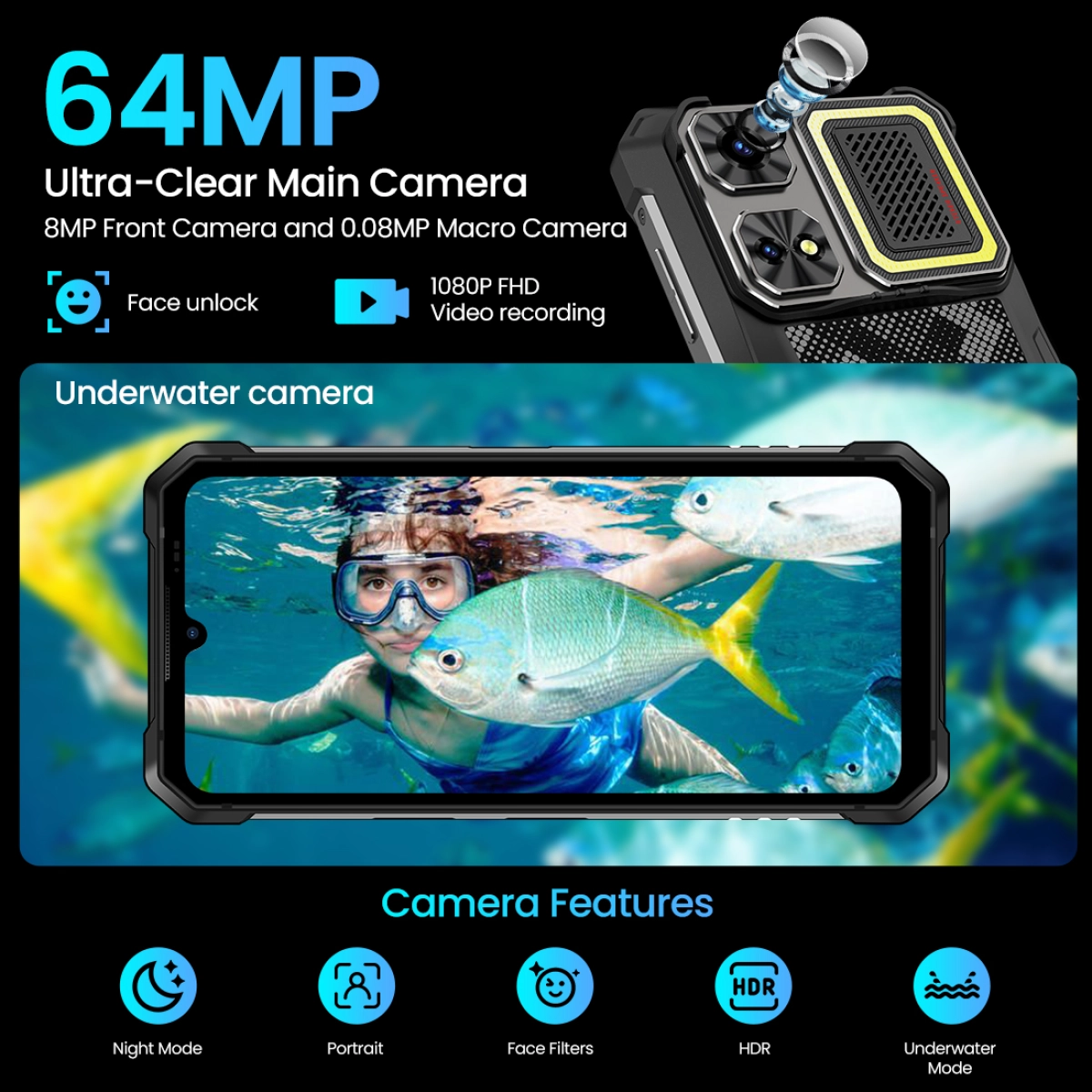 Lagenio Rhino 1 Pro 6.9" 256GB/8GB 12000mAh Black 3