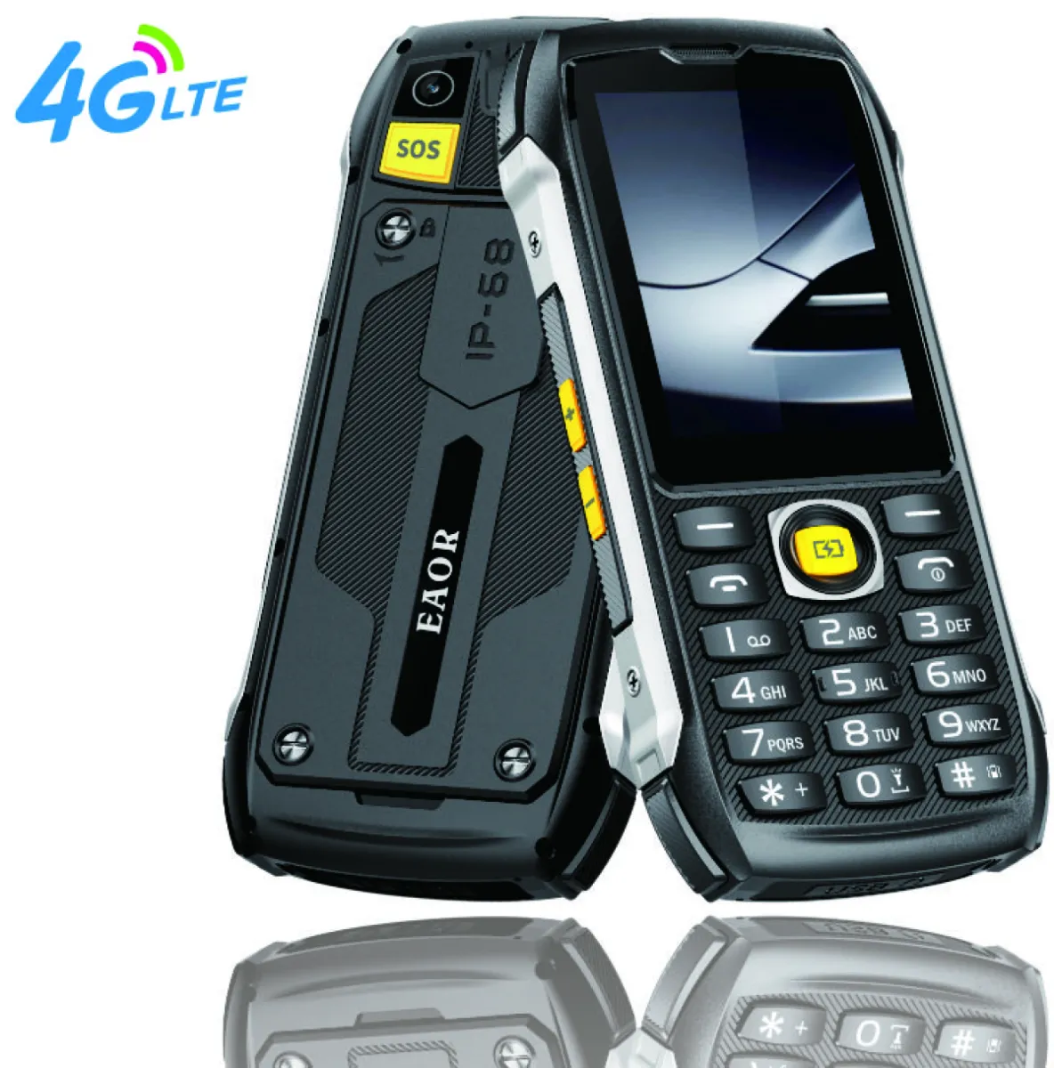 HP289X – 4G удароустойчив телефон с бутони, IP68, SOS бутон и Power Bank 2