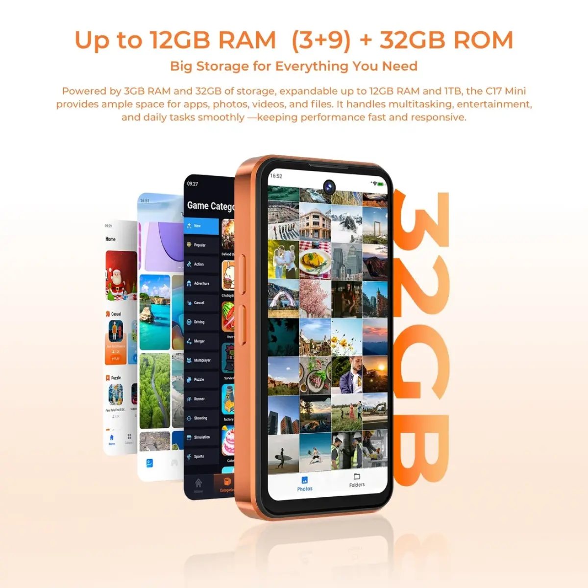 Oukitel C17 Mini 4G 4" 32GB/3GB 2300mAh Orange 2