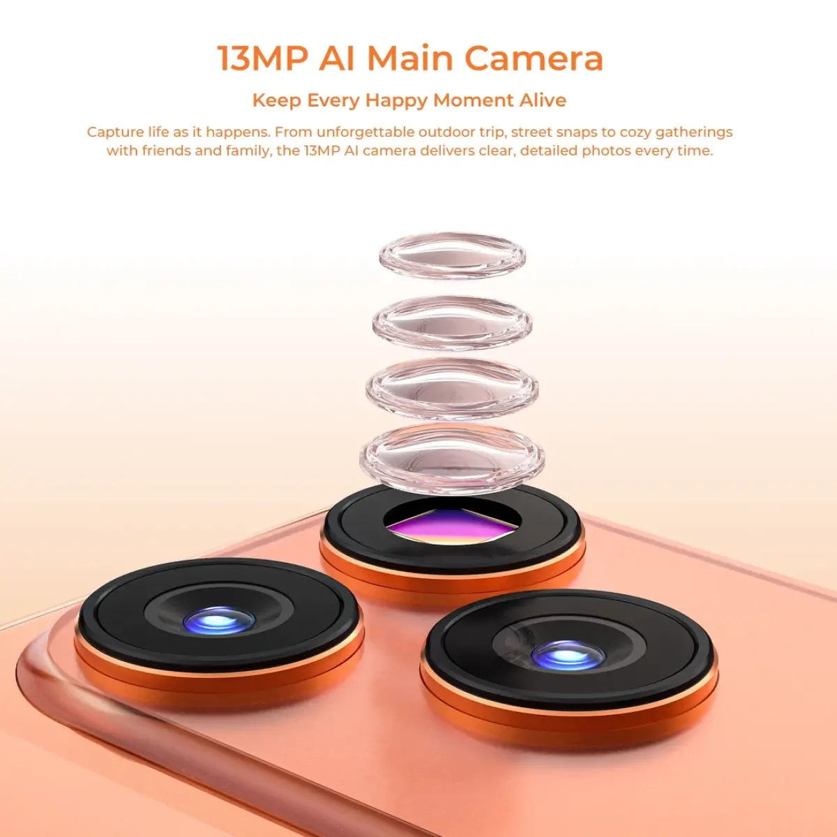 Oukitel C17 Mini 4G 4" 32GB/3GB 2300mAh Orange 3