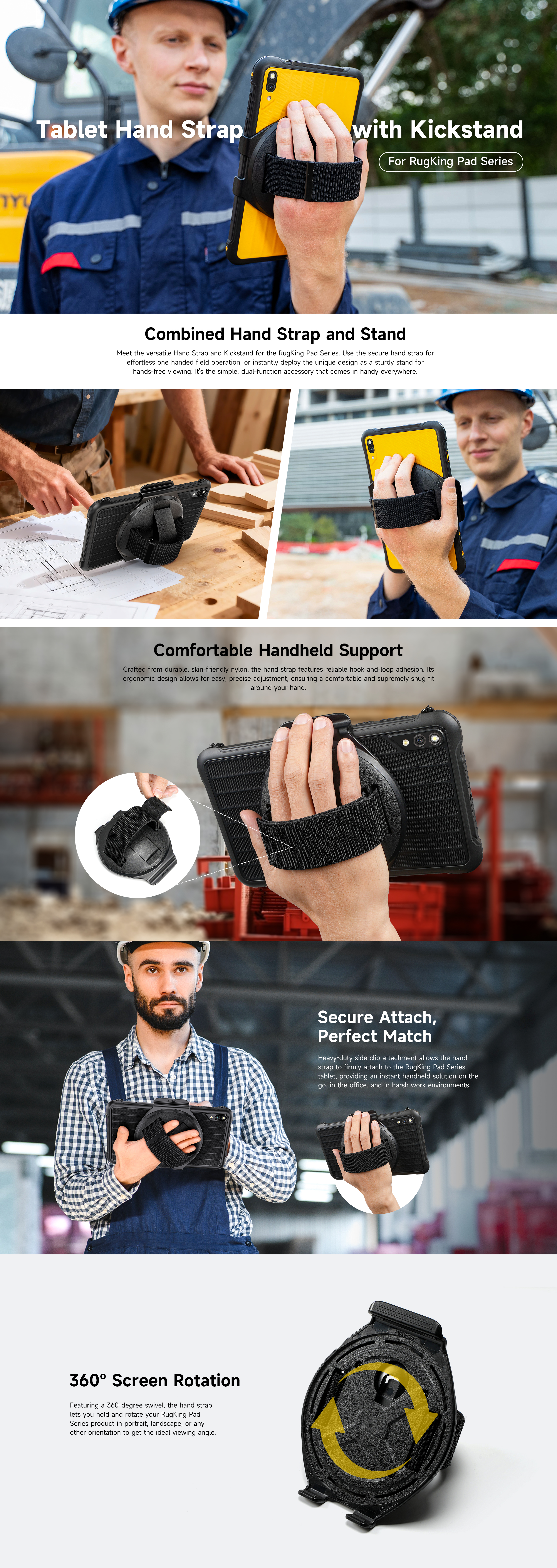 Hand Strap Ulefone RugKing Pad Pro UAS76
